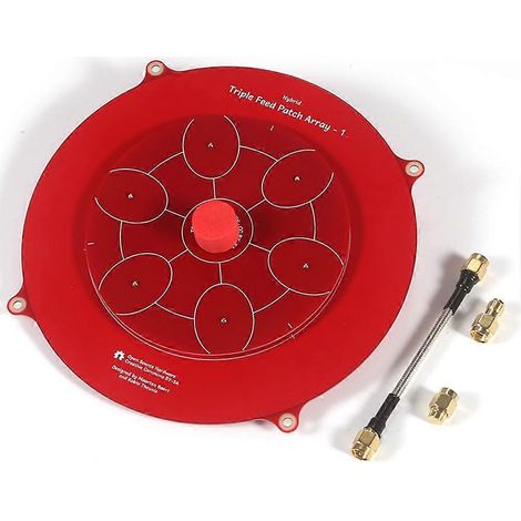 Antenne patch à triple alimentation 5,8 GHz 14 dBi, directionnelle, à polarisation circulaire, pour accessoires de drones FPV B (1/5)