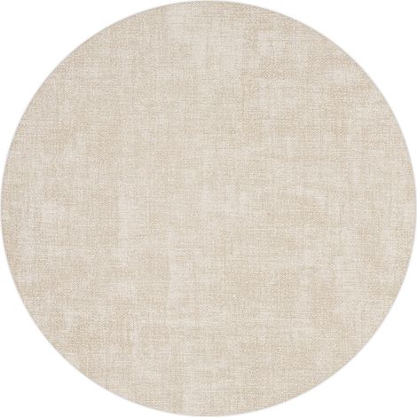 Tovaglietta tonda double face Ø38 cm bianco latte