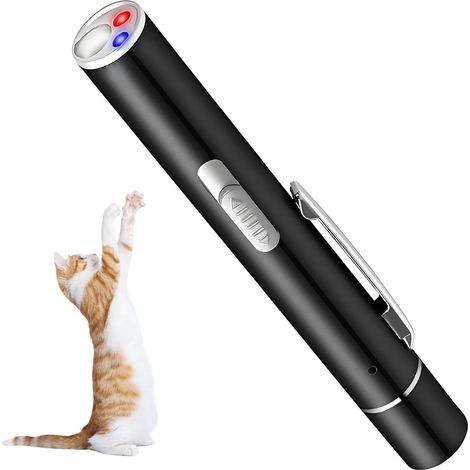 Jouets pour Chats,Jouets Interactifs pour Chats Et Chiens,Jouet Rechargeable par USB avec 3 Modes Réglables(V9) (1/5)