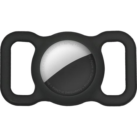Airtag Collier pour Chien,  Pet Silicone Housse de Protection pour Apple airtag GPS Finder Étui de Protection Étanche