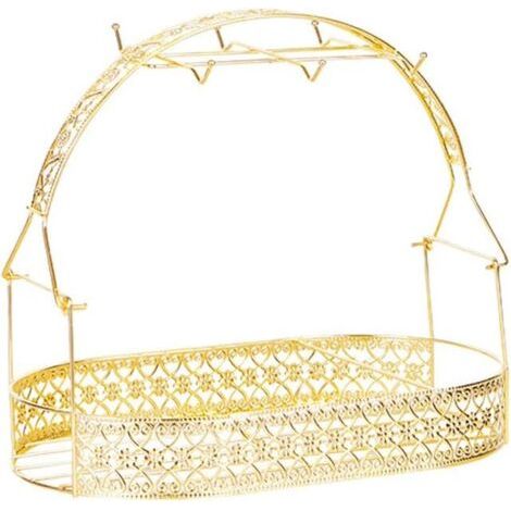 1 Porte-gobelet Métal, Support Tasses Acier Crochets, Rangement Vertical Cuisine Bar Restaurant (1/5)