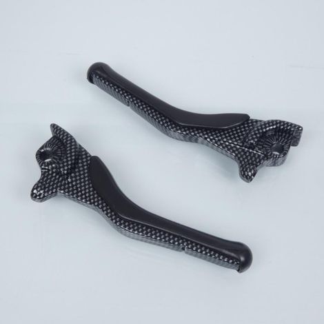 Paire de levier de frein TNT look carbone pour scooter Yamaha 50 (1/2)