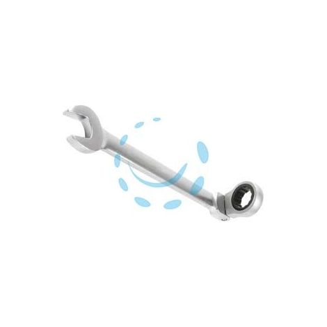 CHIAVE COMBINATA A CRICCHETTO A SNODO SERIE PZ.6 CR-V - in serie da pz.6 da 8x8 a 19x19