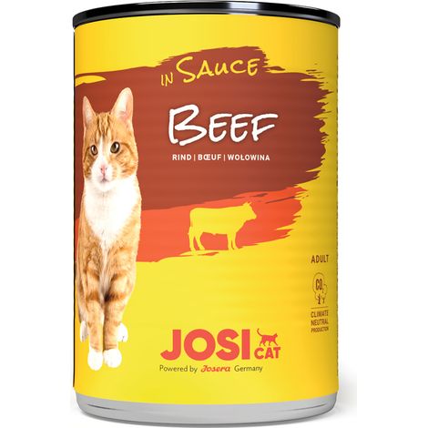 Josera Josicat Ternera en Salsa - Alimento Completo Humedo de Ternera para Gatos Adultos - 415 Gramos