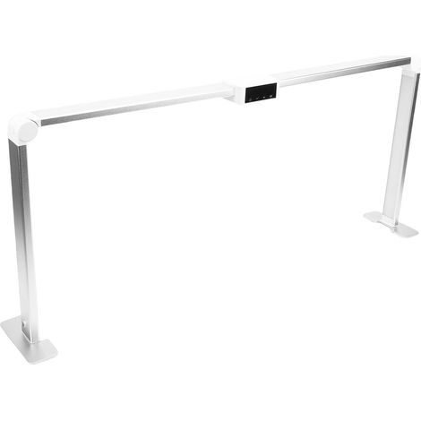 Lampe de Bureau Pliable Lampe de Bureau Réglable de LED 36W avec 3 Températures de Couleur 10 Niveaux de luminosité 480 LED pour Table de Manucure Salon de Ma (Prise UE) (1/5)