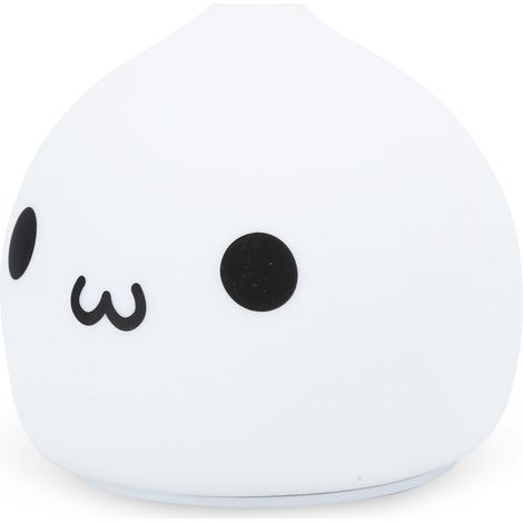 Veilleuse LED en forme de goutte d'eau, lampe de bureau mignonne en silicone 7 couleurs (à piles) (1/5)