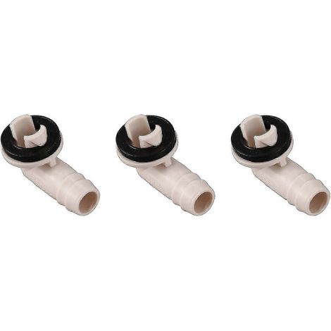 3x Raccord coudé de tuyau de vidange pour climatiseur mini-split et climatiseur de fenêtre 3/ (1/5)