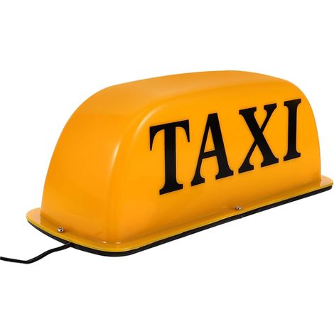 Lampe de Taxi pour Voitures Jaune en Plastique Durabilité et (1/5)