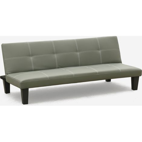 Divano letto 3 posti similpelle clic clac Topazio Modus Sofà - Colore: Grigio (1/5)