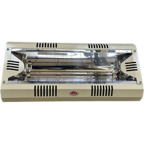 Chauffage infrarouge 1500W court ivoire 437x202x86mm lisse 230V pour tertiaire interieur IP20 IRCF15L (1/5)