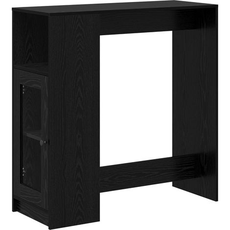 Maison Exclusive - Mesa de Bar con estante Roble Negro 101 x 40 x