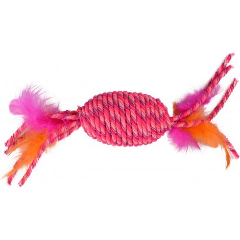 rouleau BIBI rose 29 cm Jouet pour chat - Flamingo