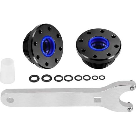Kit de joints universel pour vérin de direction avant, kit de joints pour vérin de direction hydraulique avant avec clé à goupille inclus (1/5)