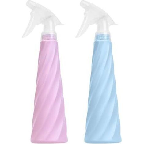 SABIR 25.5x6cm 2 Pcs 350ml Flacons Pulvérisateur Vide, Bouteille Vaporisateur d'Eau, Flacons Pulvérisation en Plastique Réutilisable, Bouteille Spray Vide pour Nettoyage, Plantes, Jardinage, Coiffeu (1/4)