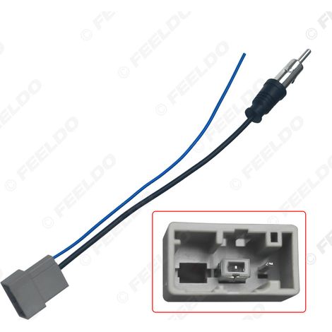 Câble de conversion d'antenne radio FM compatible avec le Nissan X-Trail 2019 (Israël/Asie du Sud-Est).