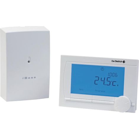 De Dietrich – Thermostat d'ambiance modulant sans fil programmable – Régulation chauffage et eau chaude – 3 modes de fonctionnement – Compatible chaudières VIVADENS (1/2)