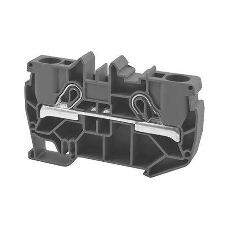 Borne de jonction à ressort 10mm² - pas 10mm - grise - type PushFit - IMO