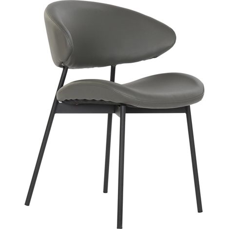 PU Metal Stuhl 57x57x777 graues PU -Metallmaterial Multicolor -Farbfamilienstühle und Stühle Details (1/5)