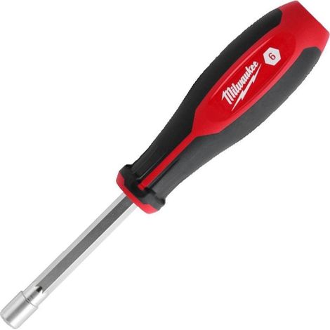 Llave de vaso Milwaukee HollowCore plateado 6 mm acero endurecido