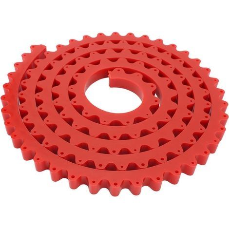 Bande de Profilage pour le Travail du Bois Guide de Gabarit de Courbe Flexible Conception de Chaîne à Engrenages Outil de Contour de Forme Complexe Fixe Réglable pour le (1M) (1/5)