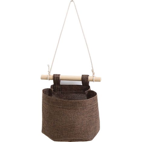 Sac de rangement suspendu - paquet individuel (14157CM) - café (1/5)