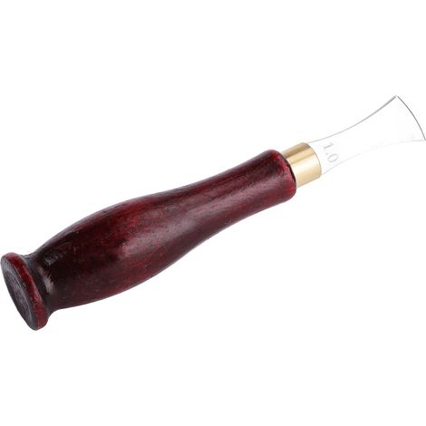 Couteau à parer le cuir, outil de bordure à fente peu profonde, lisseur de tranches, pince à sertir 1mm pour maroquinerie et bricolage. (1/5)