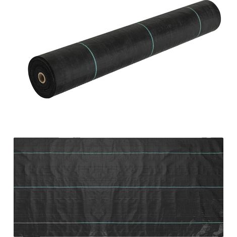 Barrière de désherbage, lourde, résistante aux UV, 13x108ft 5.0Oz (1/2)