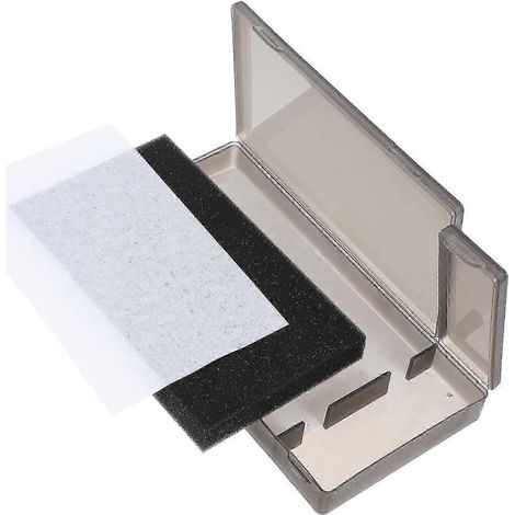 Palette de peinture humide 2026 avec couvercle, plateau éponge hermétique pour peinture à l'huile, palette portable en plastique pour artistes (1/5)
