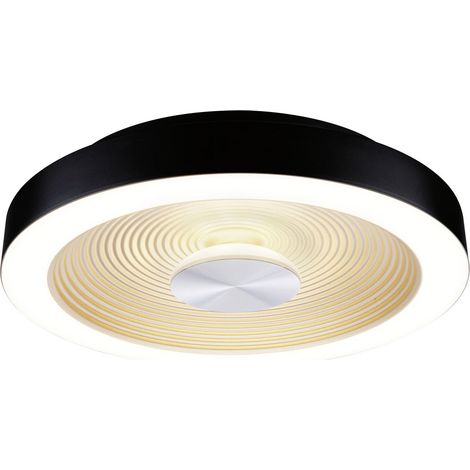 Paulmann 71178 Volea LED-Deckenleuchte LED   3.5 W, 13 W Schwarz, Gold