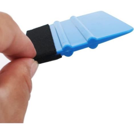 Raclette avec Bord Fibre pour Voiture Vinyle Wrapping, Durable Raclette de Film de Fenêtre, Autocollant Décalque Raclette(Paquet de (1/4)