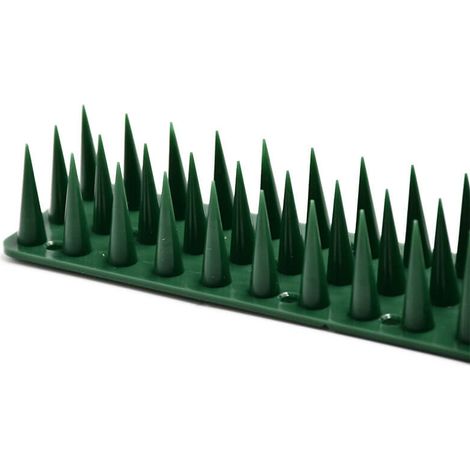 Maillestore – Pics anti-intrusion pour chats – Longueur 50 cm – Picots de 3 cm – Colle mastic silicone recommandée – Sections sécables de 10 cm