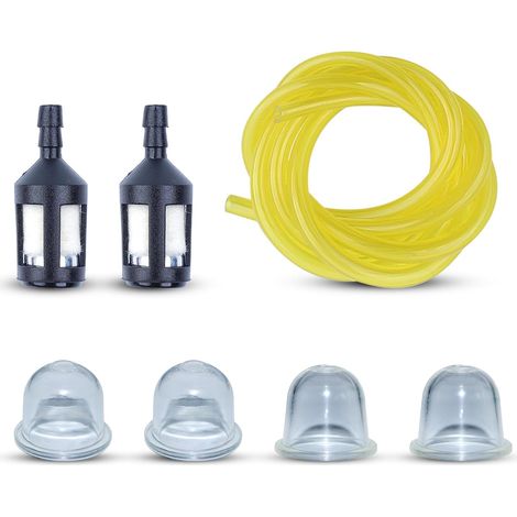 Ampoule d'amorçage avec filtre à carburant pour Homelite BP250 HB180 HB18V GST18 GSTBC HBC18 HBC30 HBC30B HGT HLT15 HLT16 HLT17C HLT18 HLT28 HT17 HT19 ST155 ST175 Ras trimmtrimmer (1/5)