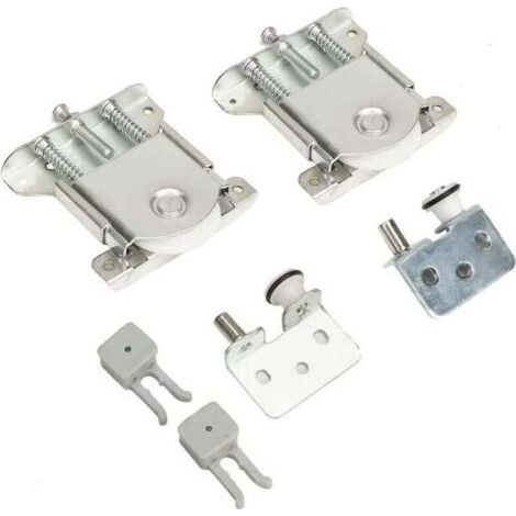 PA Roulettes pour portes coulissantes, lot de 2 roulettes de haute qualité pour meubles coulissants, kit de coulissement pour portes de placard, roulettes pour vitrines, roulettes de rechange (1/4)