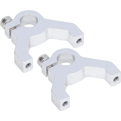 Deux supports de serrage, pinces en aluminium à double colonne à filetage M4 unilatéral pour raccords d'axe de robot, 3400-0032-0375, 3/8 pouce. (1/5)