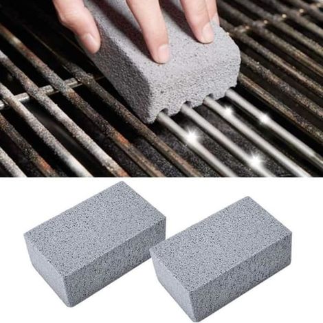 Outil de nettoyage pour barbecue - ZGEER - 1 pièce - Brique - Pierre (1/4)