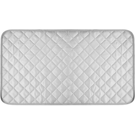 Tapis de repassage - 85 x 50 cm - Léger - Tapis de repassage - Tapis de table - Tapis de voyage - Mini tapis de repassage - Résistant à la chaleur - Tissu - Planche à repasser - Pliable (1/5)