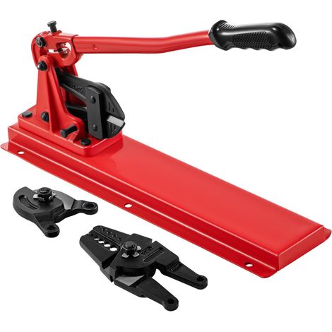 Outil de Sertissage Banc 24" pour Câble en Acier avec Tête de Coupe,Sertisseur pour Manchons en Aluminium/Cuivre 1/16"-3/16" (1/5)