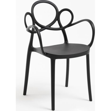Sillas Jardín - Silla Sky con Reposabrazos - Negro (1/5)