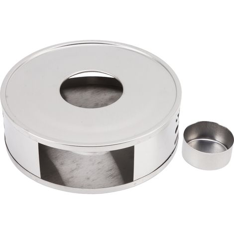 Chauffe-théière en acier inoxydable avec trou de ventilation, modèle creux, pour la maison, trou transversal (1/5)