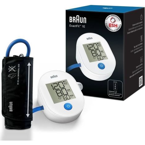 Tensiomètre de bras - BRAUN - ExactFit™ 1E - Blanc (1/5)