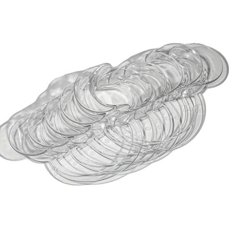 Apribocca dentale, design trasparente, facile da usare, bianco 5 pezzi-L (1/2)