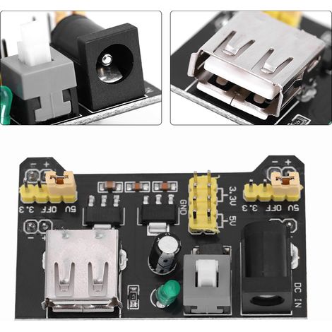 Module d'alimentation spécifique aux plaques d'essai, compatible avec les modules d'alimentation 5 V et 3,3 V (1/5)
