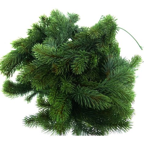 GASPER Weihnachts-Tannengirlande Grün 180 cm - Kunstpflanzen