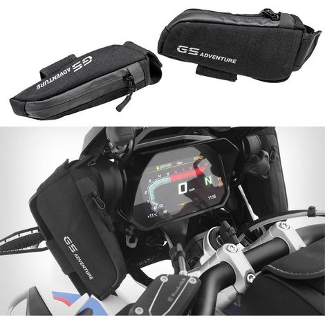 Sacoche latérale, sac à outils de rangement et sacoche avant pour BMW R1200GS et R1250GS. (1/4)
