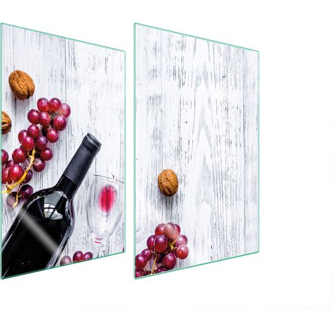 PLACA PROTECTORA DE VIDRIO PARA COCINA 2x35x52 UVAS (1/5)