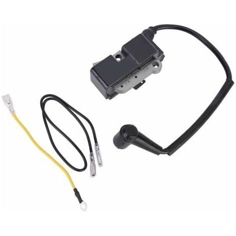 Accessoire de Bobine d'allumage de tronçonneuse adapté pour Husqvarna 345 350 357 359 362 365 371 372 372XP 385 390 Jonsered 2141, 2145, 2149, 2150, 2152, 2153, 2156, 2159 (1/4)