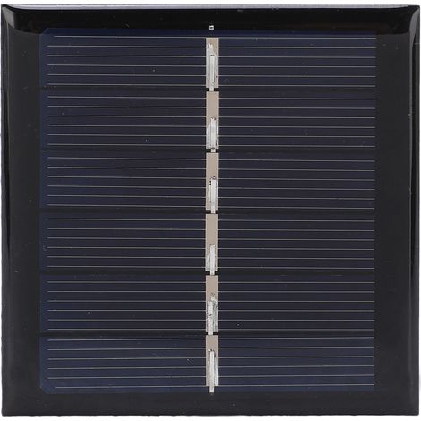 GARRYFIZH Panneau solaire portable 0,6 W 3 V en polysilicium, module de charge de niveau A pour éclairage de jardin (1/5)