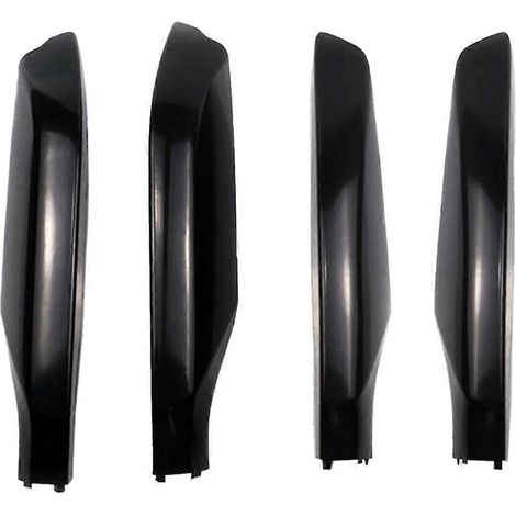4Pcs / Set Noir ABS Voiture Toit Galerie Couverture Rail Fin Coque pour Prado FJ150 2010-2019 (1/5)