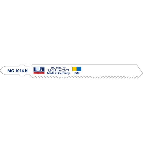 Lames de scie sauteuse Bosch T111HF - Adaptées au l'acier et le bois avec clous - MG 1014 BI (jeu de 5) (1/2)