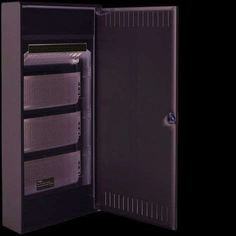 Tableau électrique Hager volta 4 x 12 acier IP30
